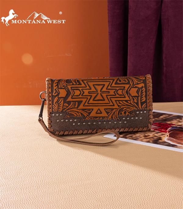 WHAT'S NEW :: Wholesale Montana West Aztec Tooled Wallet