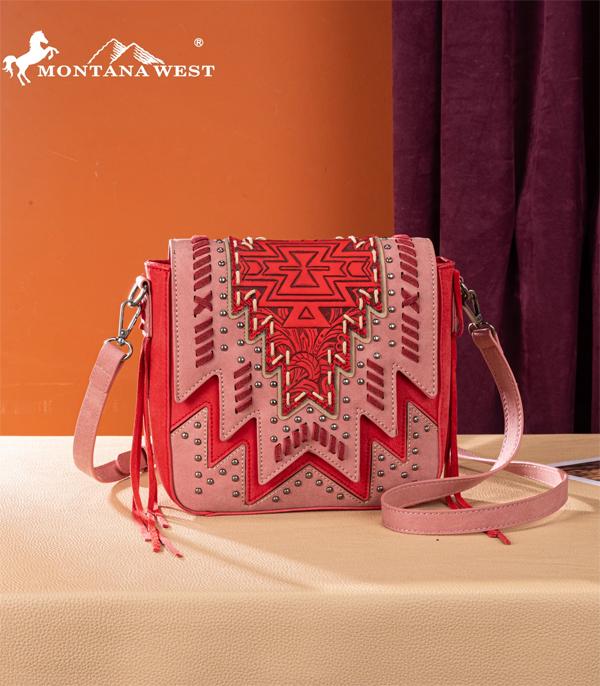 WHAT'S NEW :: Wholesale Montana West Aztec Tooled Crossbody Bag