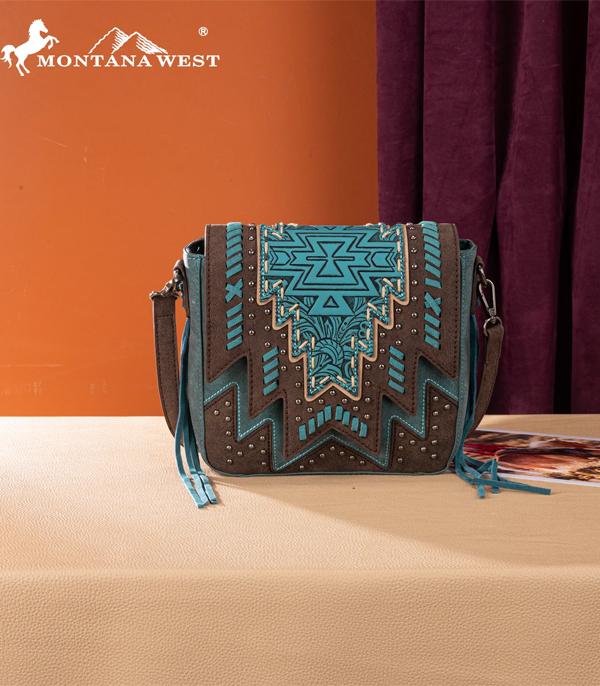 WHAT'S NEW :: Wholesale Montana West Aztec Tooled Crossbody Bag