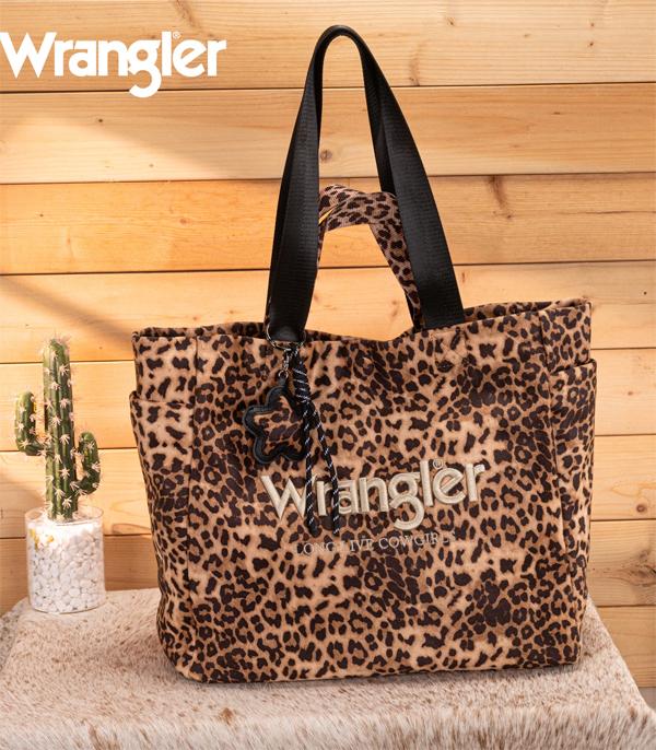 WHAT'S NEW :: Wholesale Wrangler Leopard Print Large Tote
