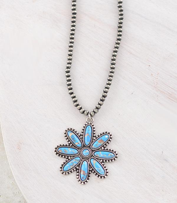 WHAT'S NEW :: Wholesale Western Flower Concho Necklace