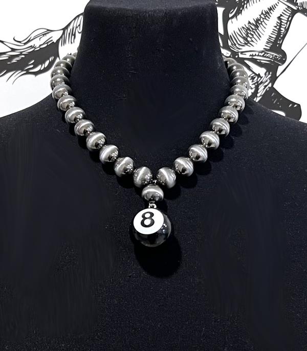 WHAT'S NEW :: Wholesale Tipi Brand Western Eight Ball Necklace