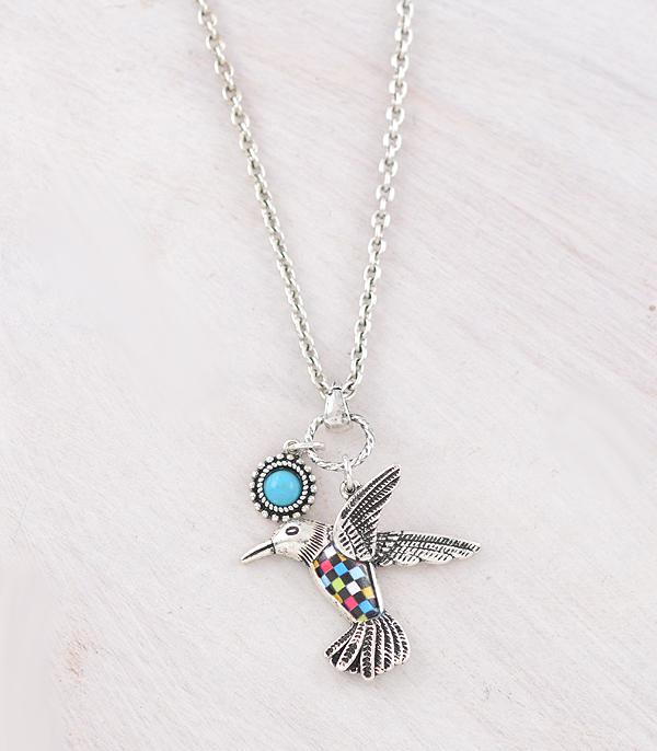 New Arrival :: Wholesale Western Humming Bird Pendant Necklace