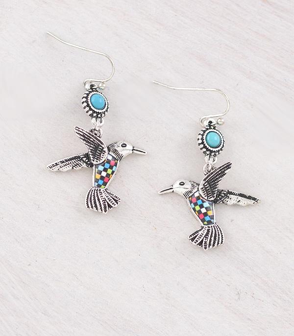 New Arrival :: Wholesale Western Humming Bird Earrings