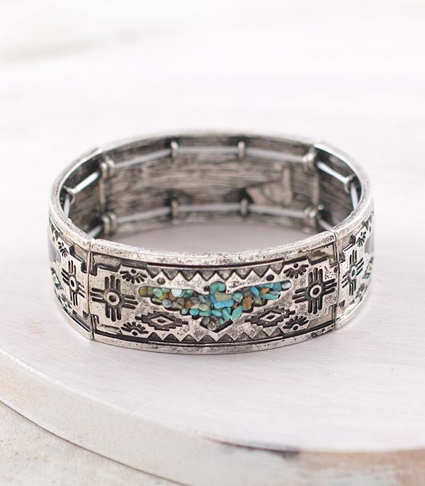 New Arrival :: Wholesale Western Thunderbird Aztec Bracelet