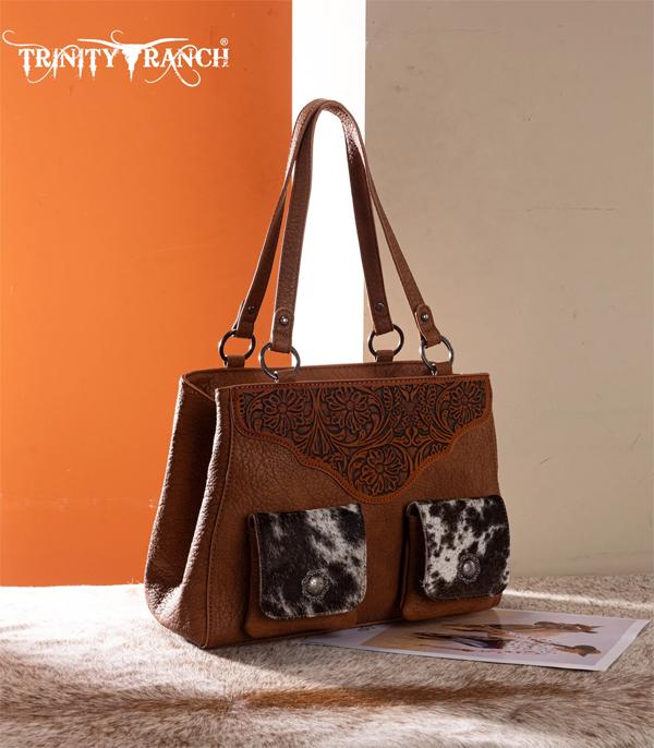 New Arrival :: Wholesale Cowhide Tooled Concealed Carry Tote Bag