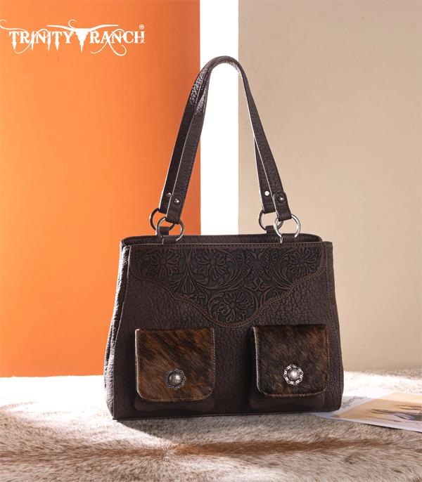 New Arrival :: Wholesale Cowhide Tooled Concealed Carry Tote Bag