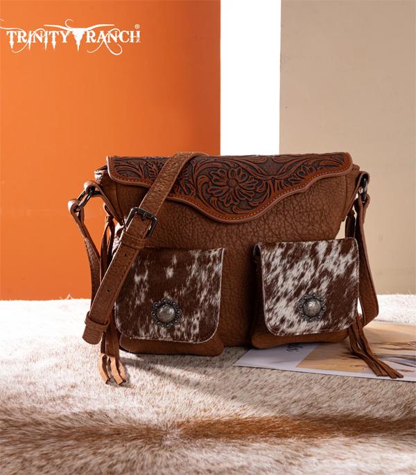 New Arrival :: Wholesale Genuine Cowhide Tooled Crossbody Bag