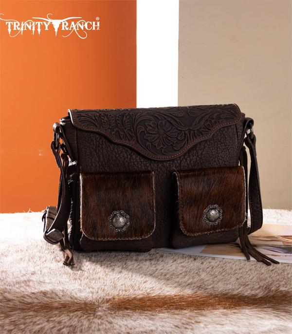 New Arrival :: Wholesale Genuine Cowhide Tooled Crossbody Bag