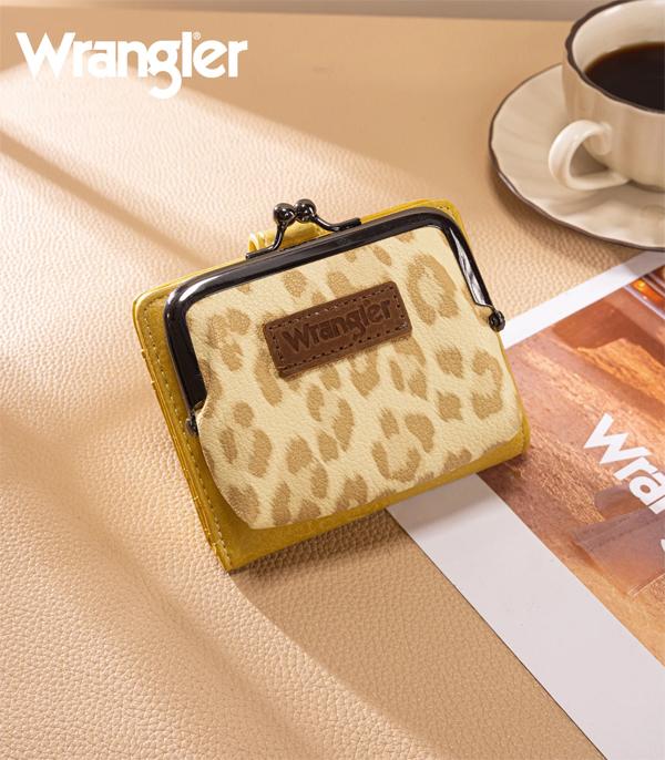 New Arrival :: Wholesale Wrangler Leopard Print Small Coin Wallet