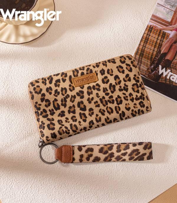 New Arrival :: Wholesale Wrangler Leopard Print Wallet