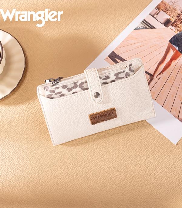 New Arrival :: Wholesale Wrangler Leopard Wallet Wristlet Set