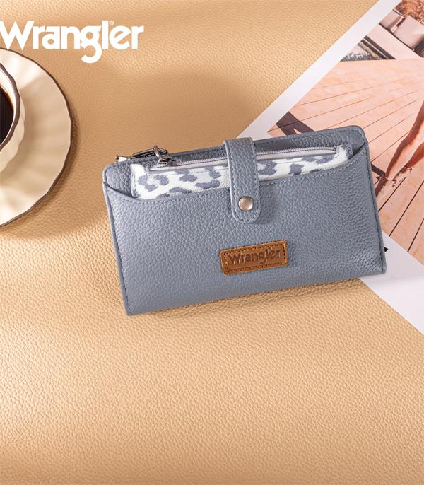 New Arrival :: Wholesale Wrangler Leopard Wallet Wristlet Set