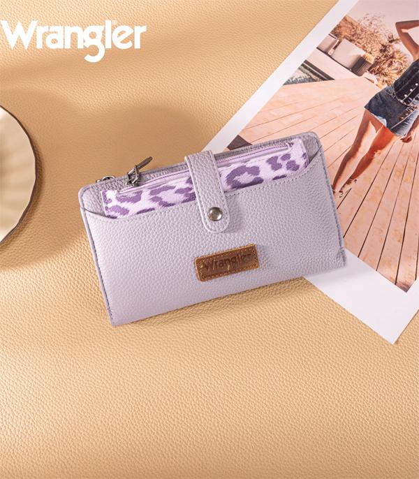 New Arrival :: Wholesale Wrangler Leopard Wallet Wristlet Set