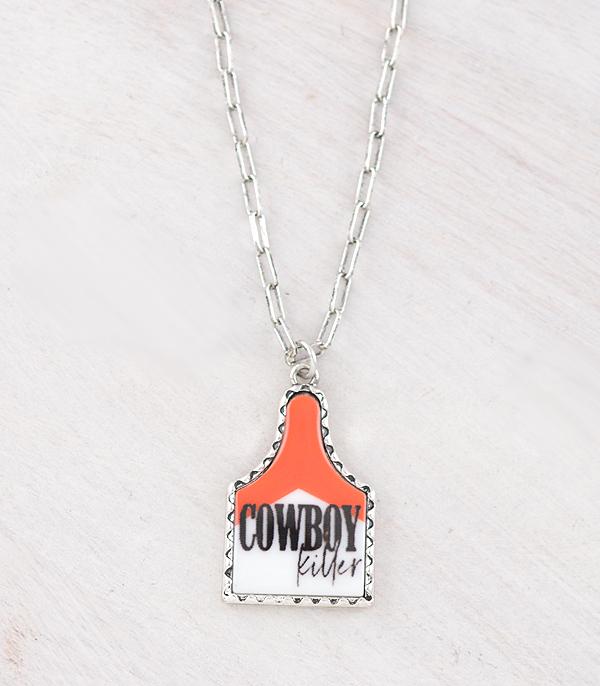 NECKLACES :: WESTERN TREND :: Wholesale Western Cowboy Cattle Tag Necklace