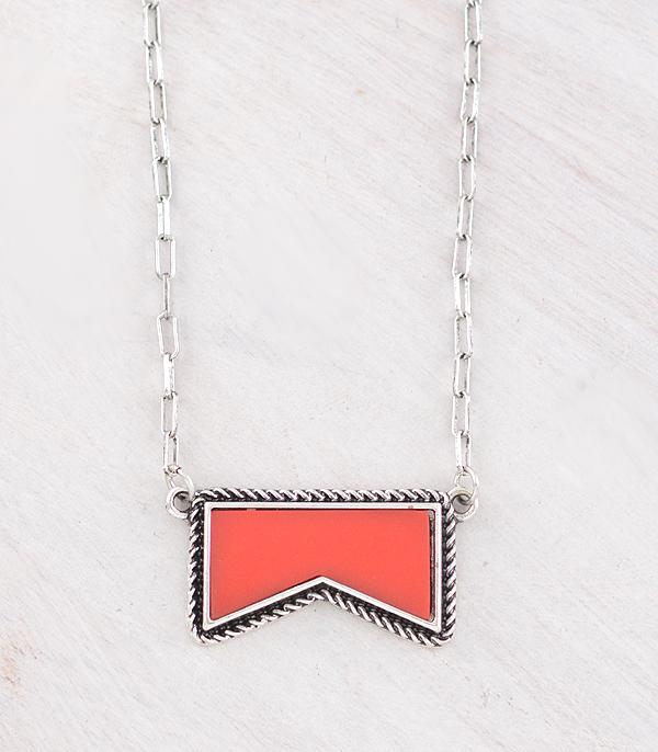 New Arrival :: Wholesale Western Cowboy Killer Red Necklace
