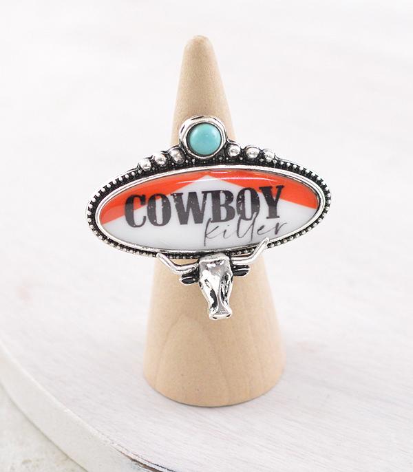 New Arrival :: Wholesale Western Cowboy Killer Concho Ring