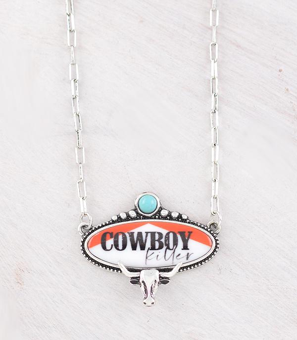 New Arrival :: Wholesale Western Cowboy Killer Concho Necklace