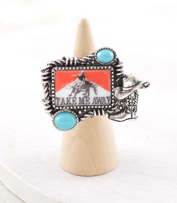 New Arrival :: Wholesale Tipi Brand Cowboy Take Me Away Ring