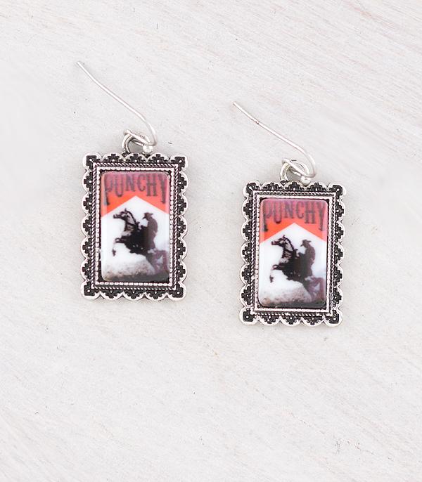 New Arrival :: Wholesale Western Cowboy Concho Earrings