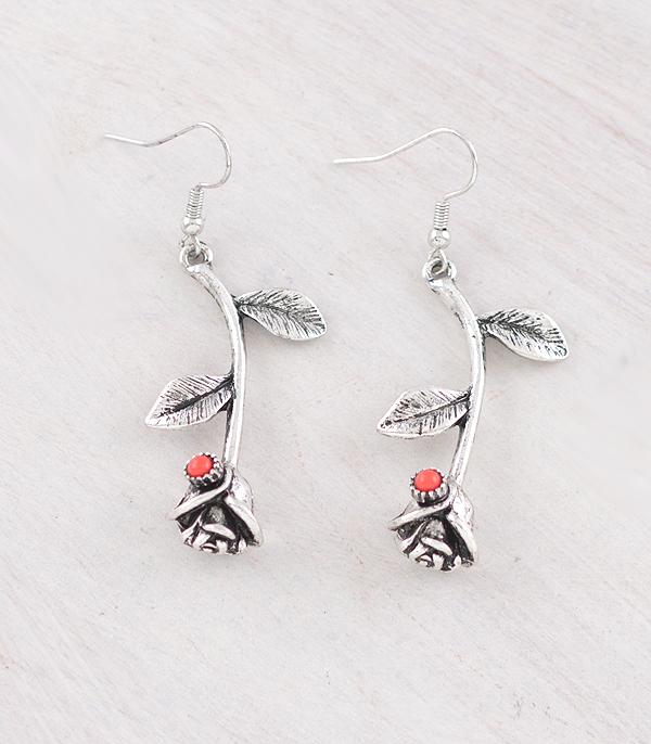 New Arrival :: Wholesale Western Rose Earrings
