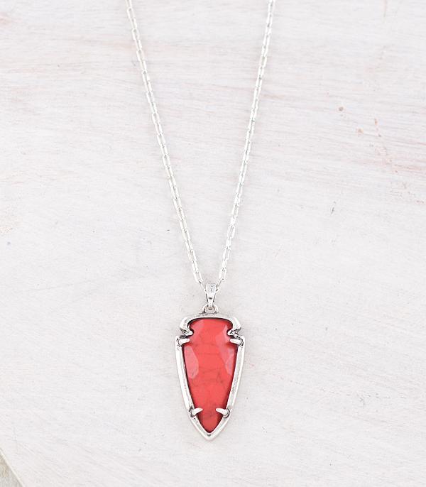 NECKLACES :: CHAIN WITH PENDANT :: Wholesale Western Arrowhead Pendant Necklace