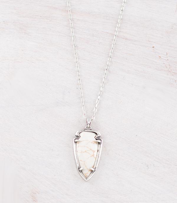 NECKLACES :: CHAIN WITH PENDANT :: Wholesale Western Arrowhead Pendant Necklace