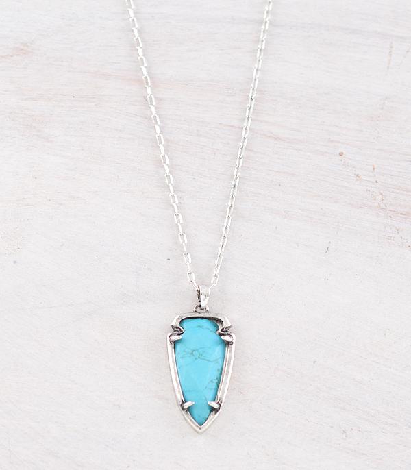 NECKLACES :: CHAIN WITH PENDANT :: Wholesale Western Arrowhead Pendant Necklace