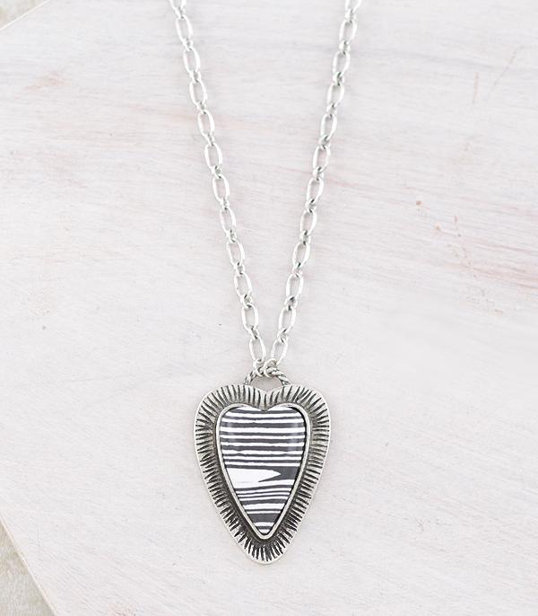 NECKLACES :: WESTERN TREND :: Wholesale Western Heart Concho Necklace