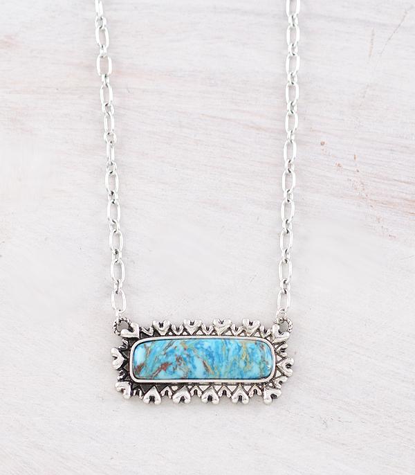 NECKLACES :: WESTERN TREND :: Wholesale Western Turquoise Bar Necklace
