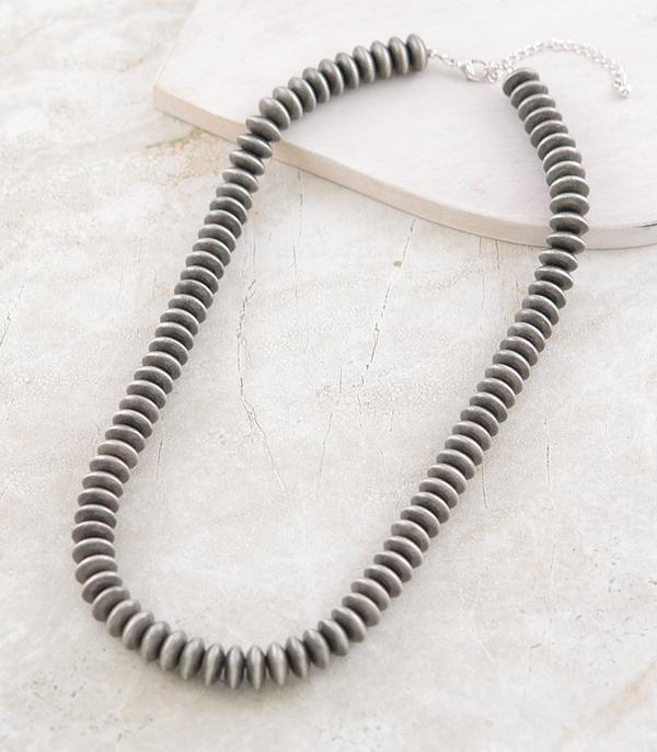 New Arrival :: Wholesale Disc Navajo Pearl Bead Necklace