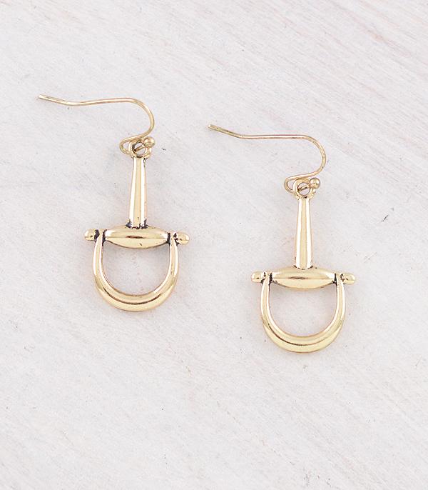 EARRINGS :: WESTERN HOOK EARRINGS :: Wholesale Western Horsebit Earrings