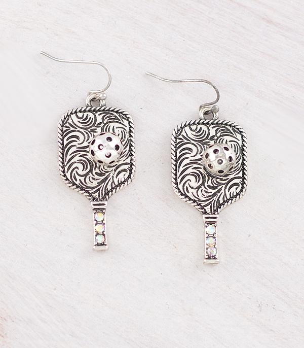 EARRINGS :: WESTERN HOOK EARRINGS :: Wholesale Tipi Brand Pickeball Earrings