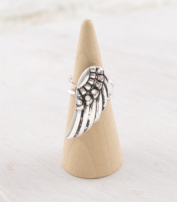 New Arrival :: Wholesale Tipi Brand Angel Wing Ring