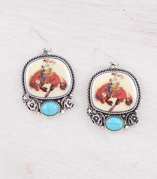 New Arrival :: Wholesale Western Rodeo Cowboy Earrings