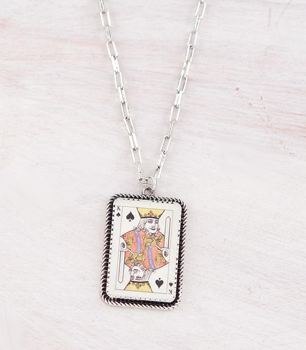 WHAT'S NEW :: Wholesale Tipi Brand Ace King Card Necklace