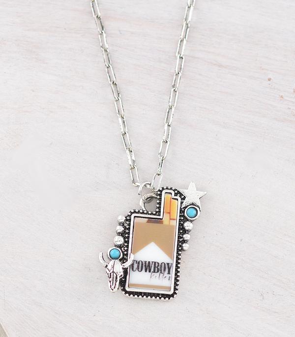 NECKLACES :: WESTERN TREND :: Wholesale Tipi Brand Cowboy Cigarette Necklace