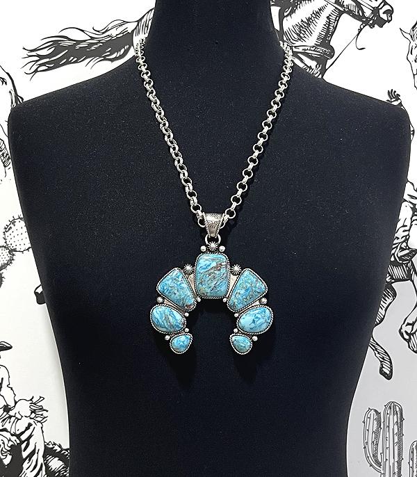 WHAT'S NEW :: Wholesale Western Large Squash Blossom Necklace