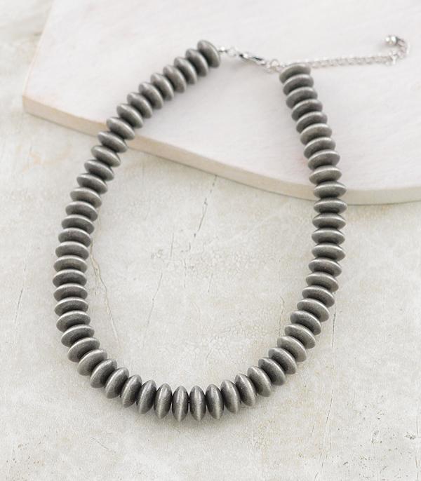 New Arrival :: Wholesale Western Disc Navajo Pearl Necklace