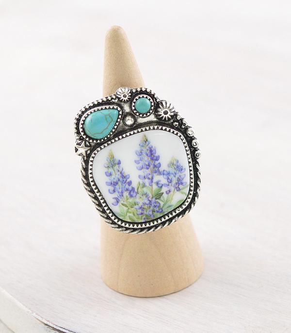 New Arrival :: Wholesale Tipi Brand Blue Bonnet Ring