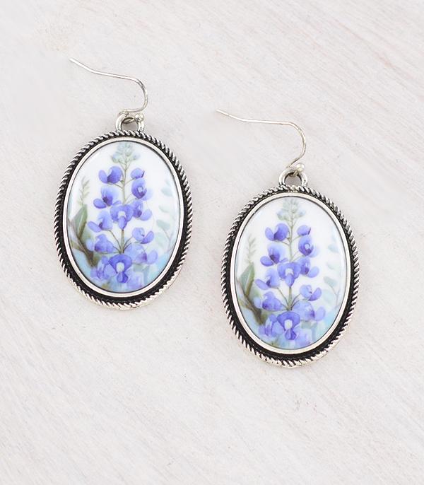 New Arrival :: Wholesale Tipi Brand Blue Bonnet Concho Earrings