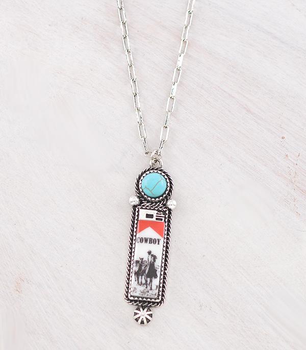 New Arrival :: Wholesale Western Cowboy Lighter Pendant Necklace