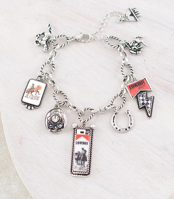 New Arrival :: Wholesale Tipi Brand Cowboy Charm Bracelet