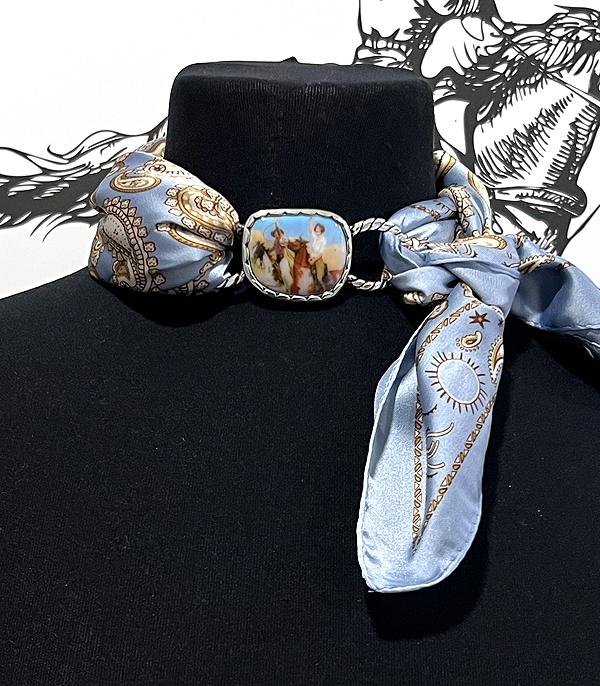 WHAT'S NEW :: Wholesale Western Cowgirl Concho Scarf Slide