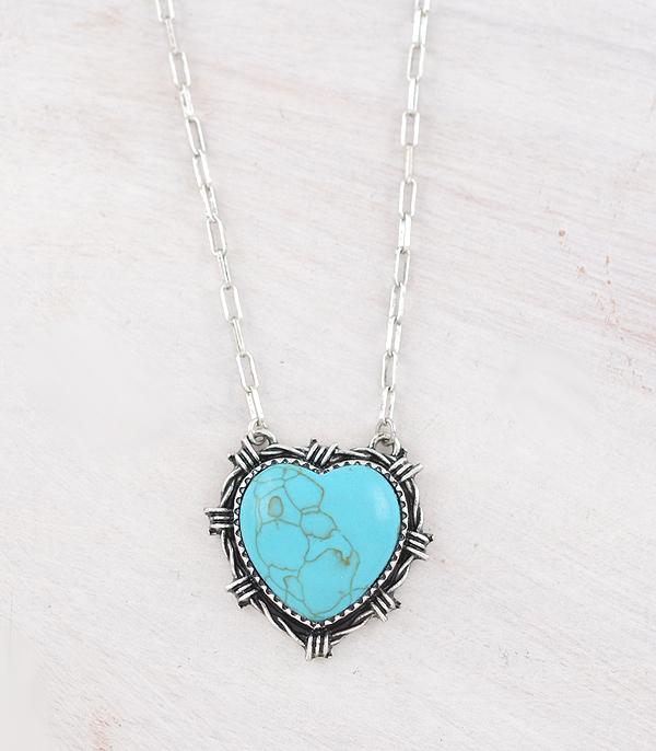 WHAT'S NEW :: Wholesale Western Turquoise Heart Necklace