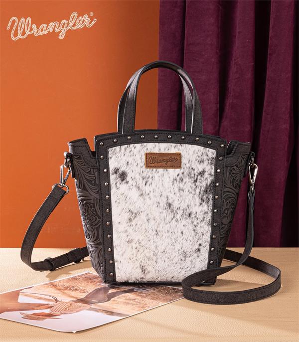 New Arrival :: Wholesale Wrangler Cowhide Tote Crossbody Bag