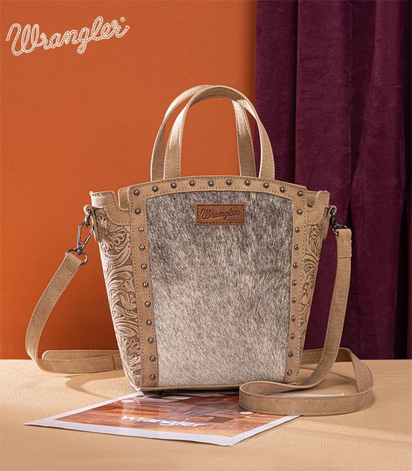 New Arrival :: Wholesale Wrangler Cowhide Tote Crossbody Bag