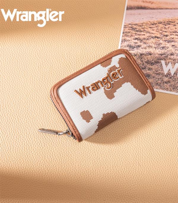 WHAT'S NEW :: Wholesale Wrangler Cow Print Small Wallet