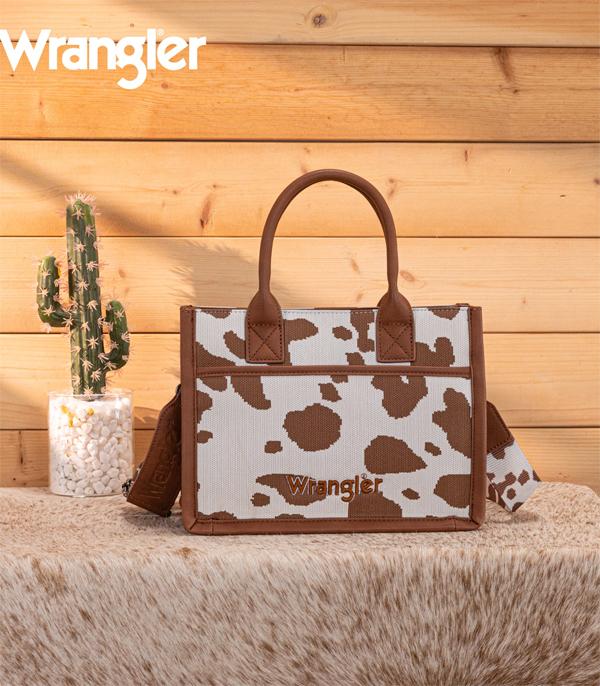 WHAT'S NEW :: Wholesale Wrangler Cow Print Tote Crossbody Bag