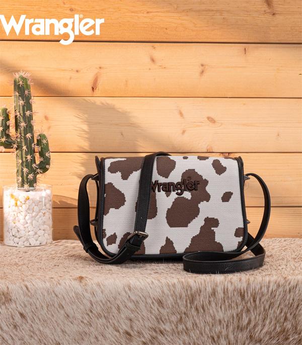 WHAT'S NEW :: Wholesale Wrangler Cow Print Crossbody Bag